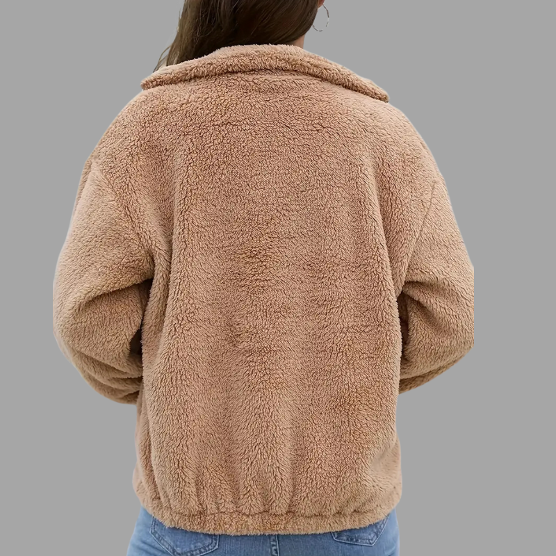 Cozy Fleece-Lined Zip-Up Jacket