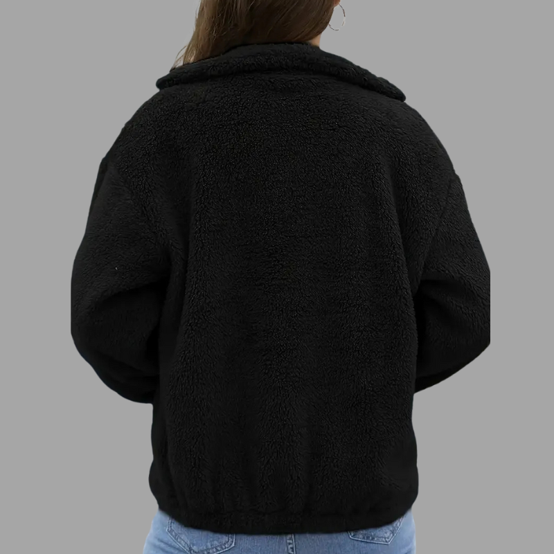 Cozy Fleece-Lined Zip-Up Jacket