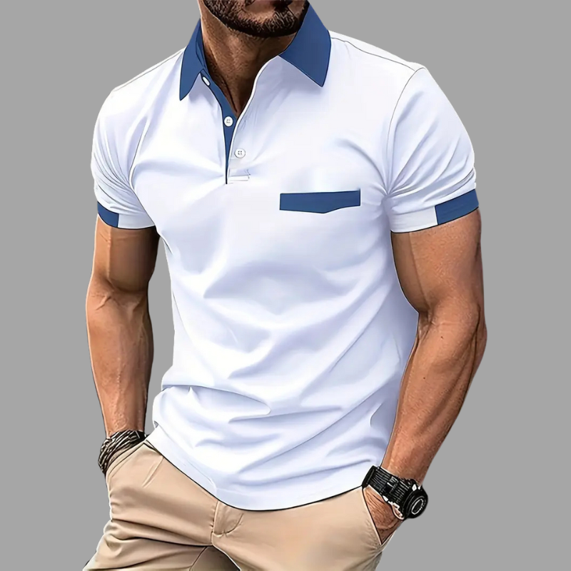 Colorblock Golf T-shirt for Men