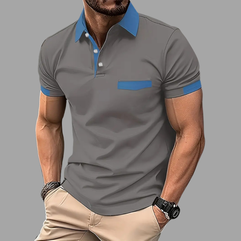 Colorblock Golf T-shirt for Men