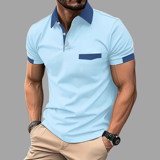 Colorblock Golf T-shirt for Men